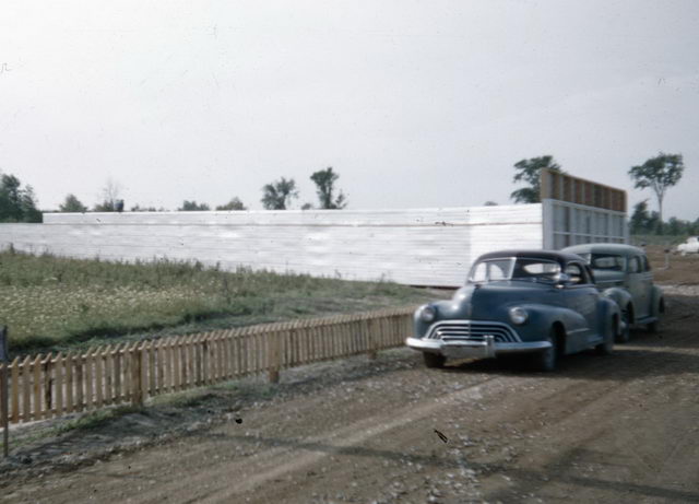 Marysville Drive-In Theatre - 1950 Shot From A S Al Johnson